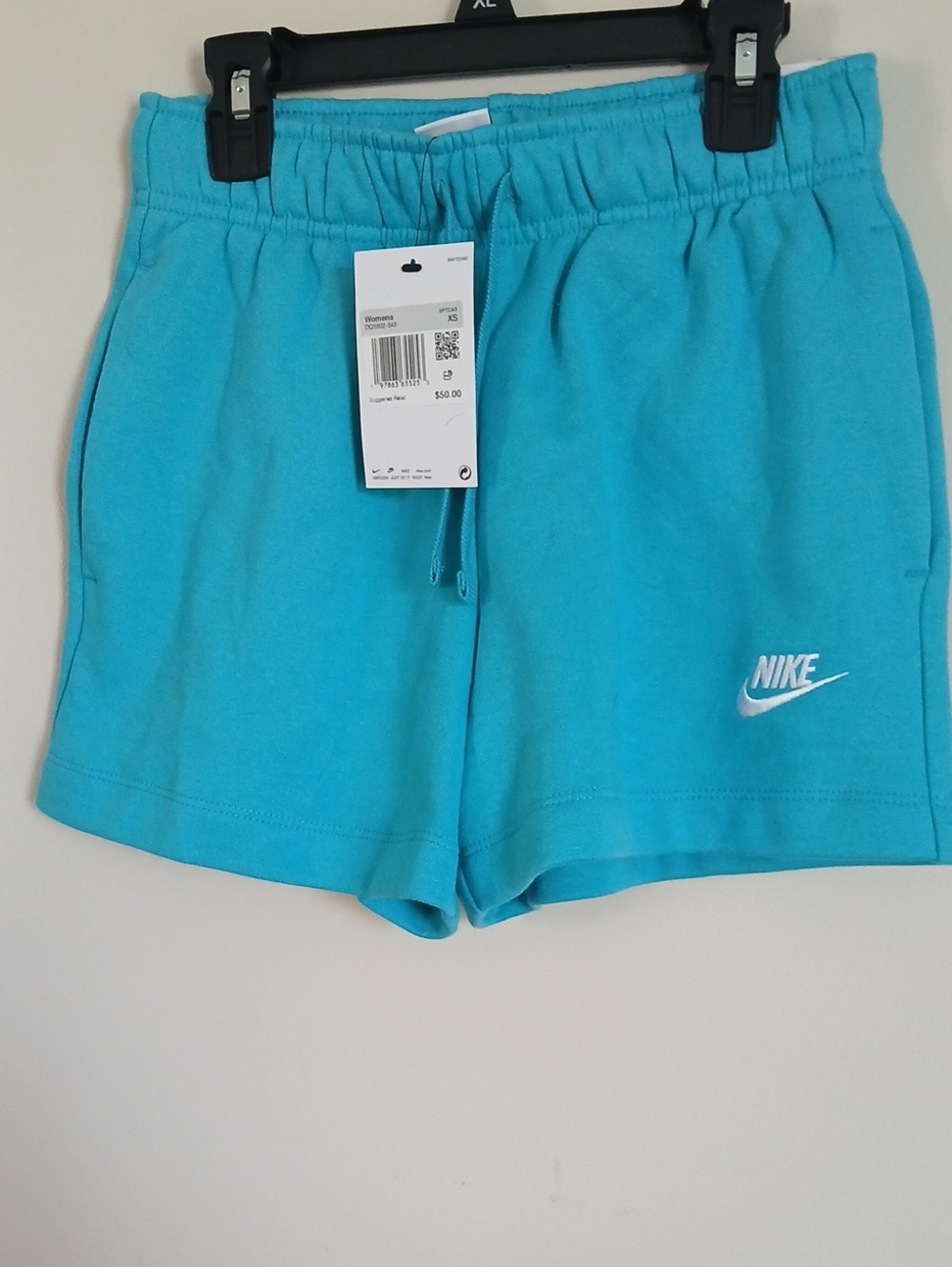 Nike Teal Athletic Shorts with Drawstring